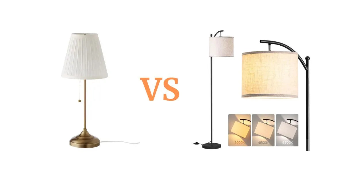 Table Lamp vs. Floor Lamp