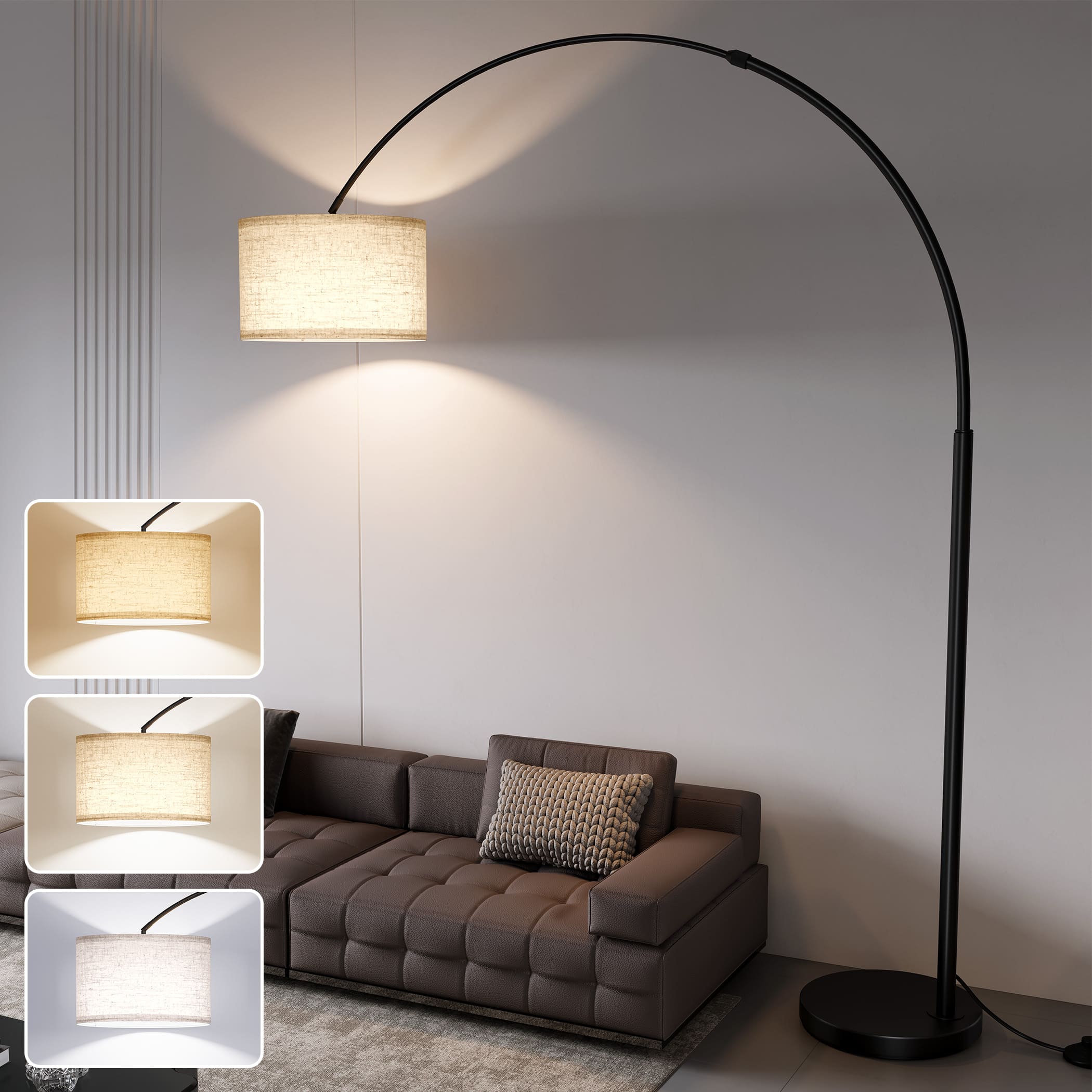 Extra Tall 82" Arc Floor Lamp