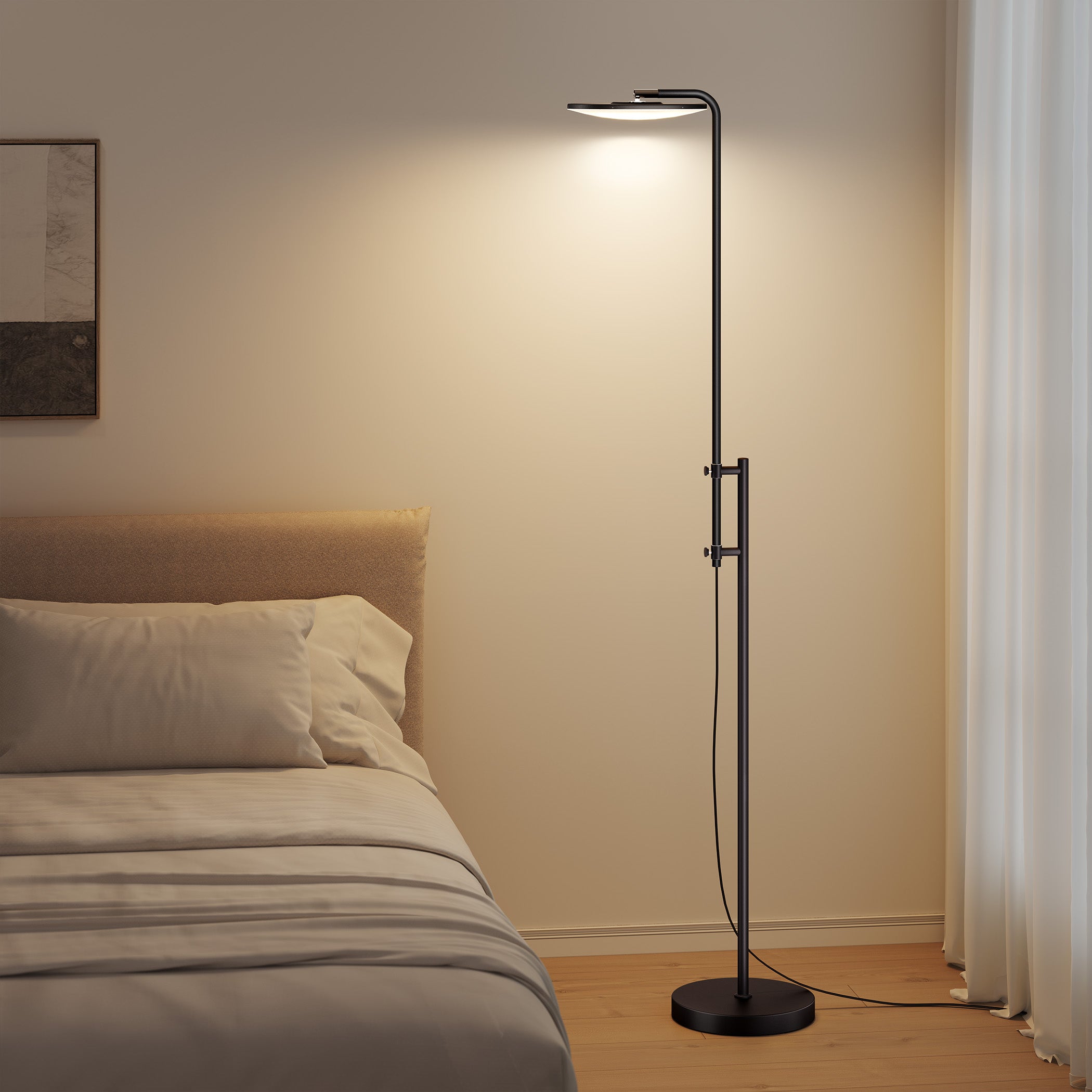 SUNMORY 32W Dimmable LED Floor Lamp with Remote