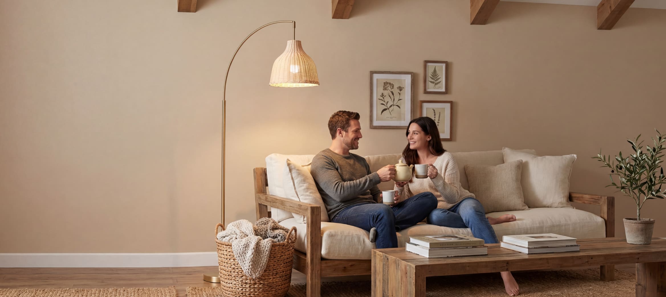 The best rattan arched floor lamp for living room and reading, featuring 3 color temperatures, a stable weighted base, and a 72-inch bronze frame.