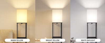 2700K, 4000K and 5000K.  The pros and cons of 3 color temperature