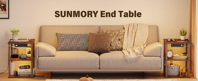 SUNMORY Wooden Furniture: The pinnacle of practicality, perfect combination of storage design and versatility