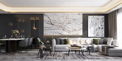 Interior Design: Floor Lamps with Shelves