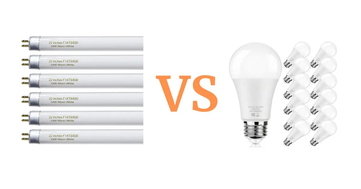 Fluorescent Light Bulb Differences LED Lights VS Fluorescent Lights