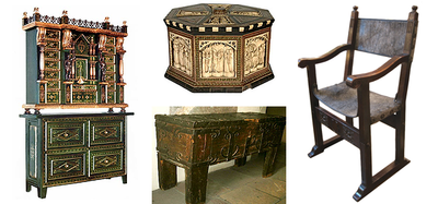 The historical evolution of furniture