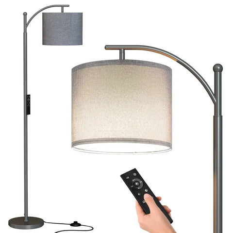 Arc Floor Lamps for Living Room, Modern Remote Control Standing